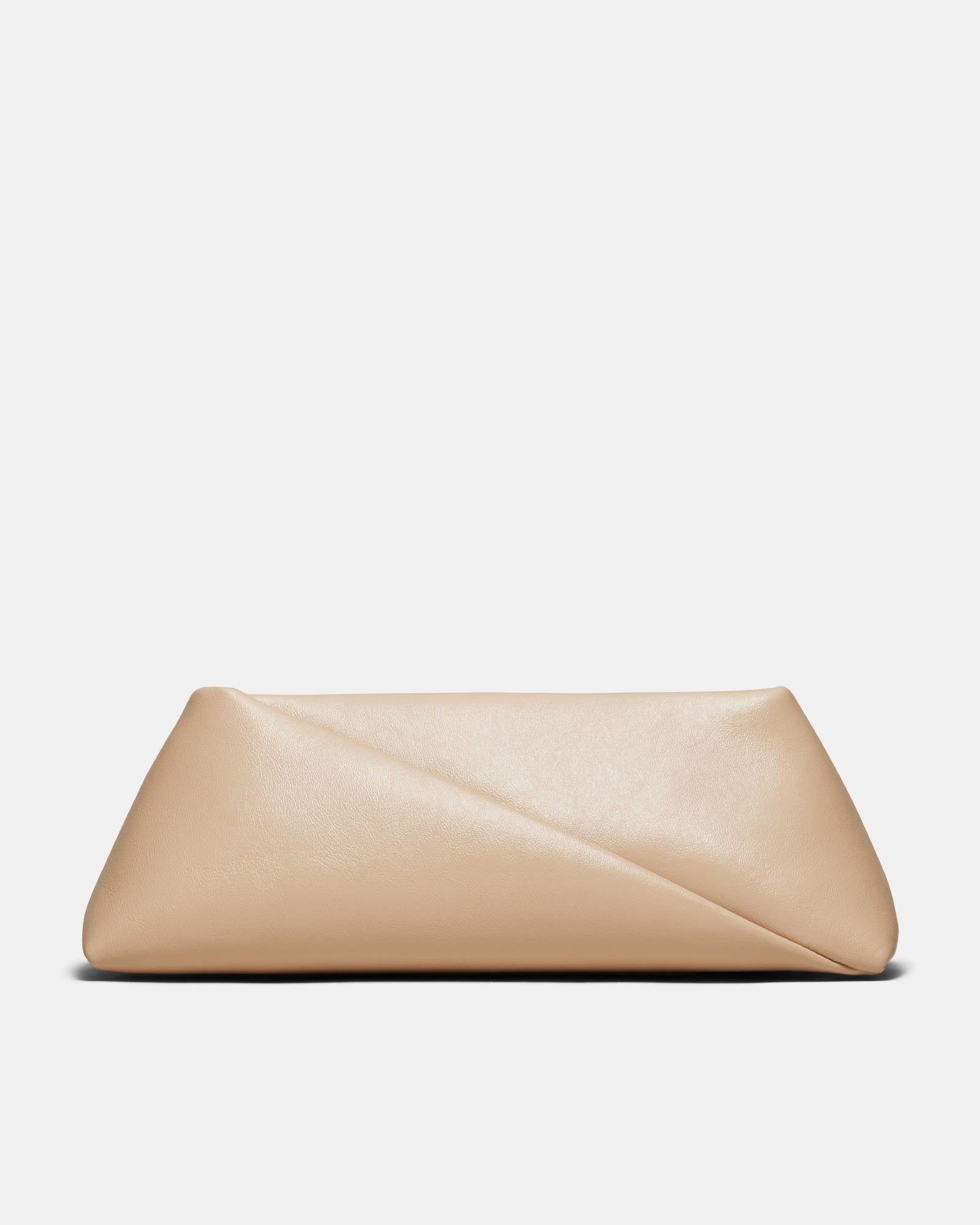 Prism Clutch Bag - Biscuit
