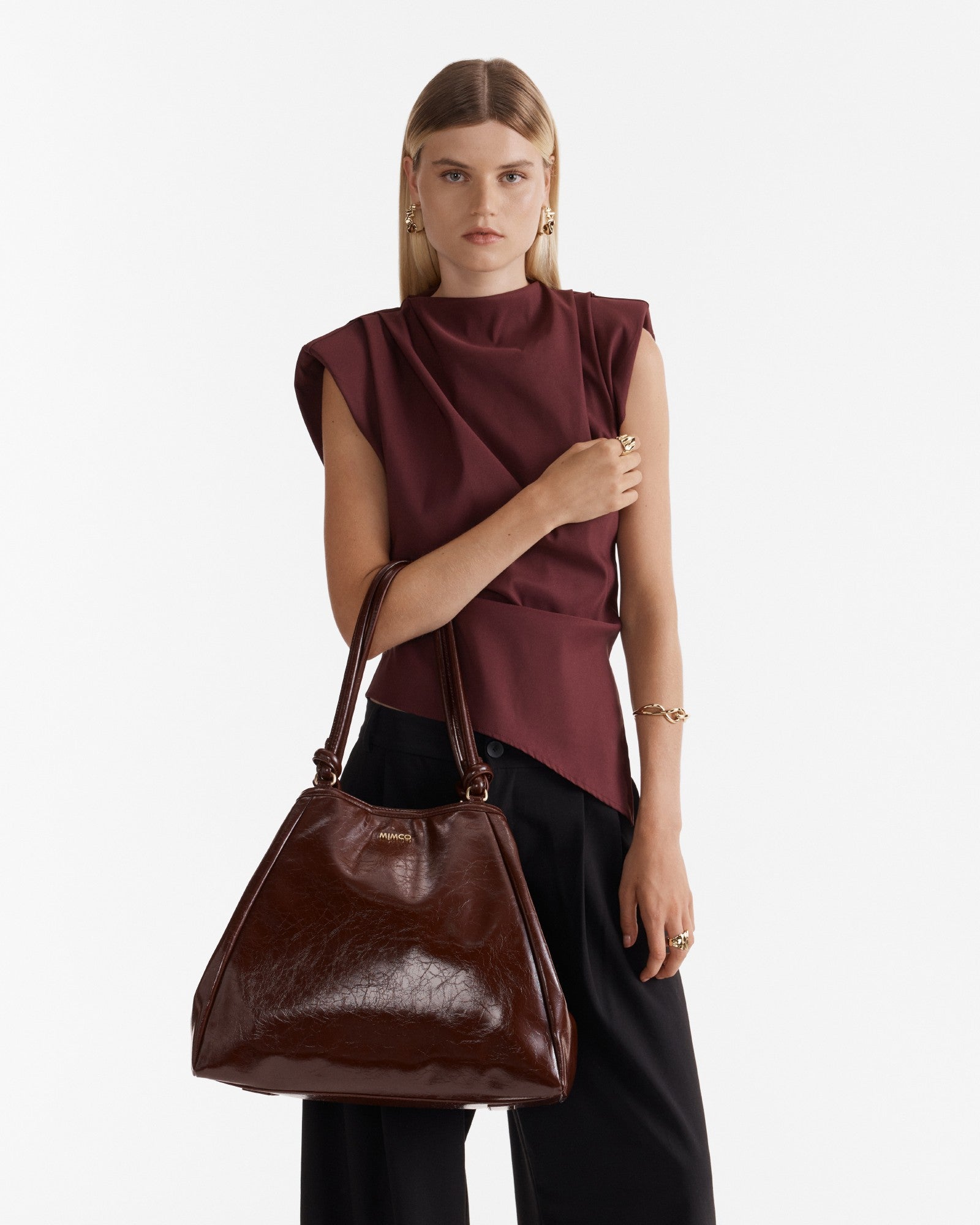 Yasmine Tote Bag - Bitter Chocolate