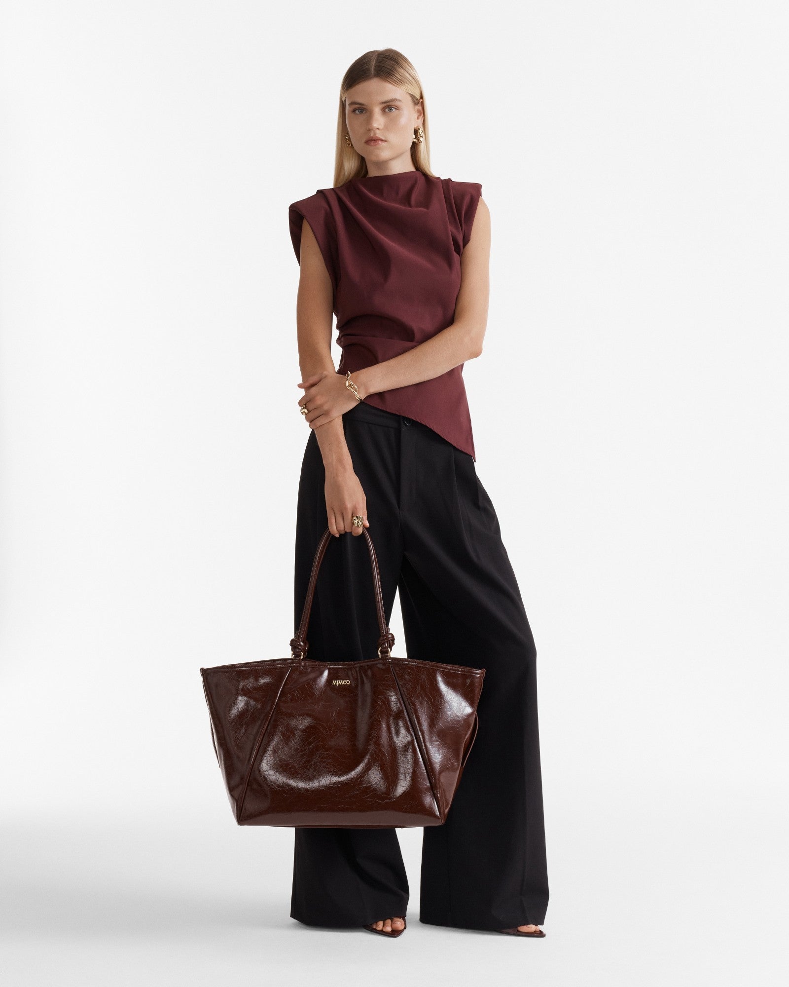 Yasmine Tote Bag - Bitter Chocolate