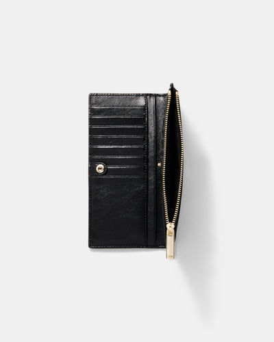 Cremorne Large Wallet - Black Light Gold