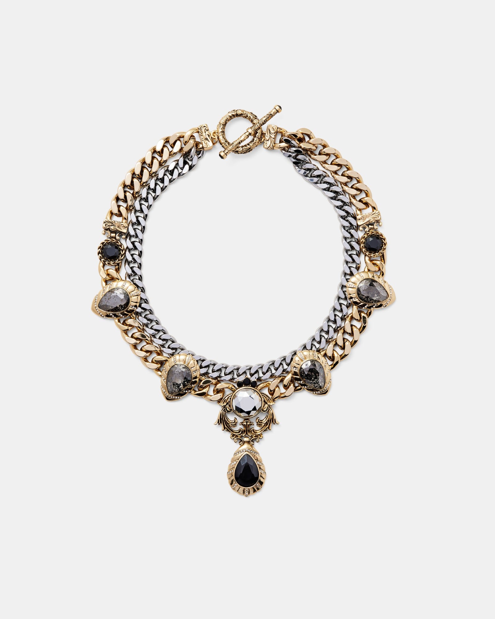 At The Ball Necklace - Gold Silver