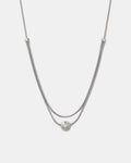Enliven Toggle Necklace - Silver