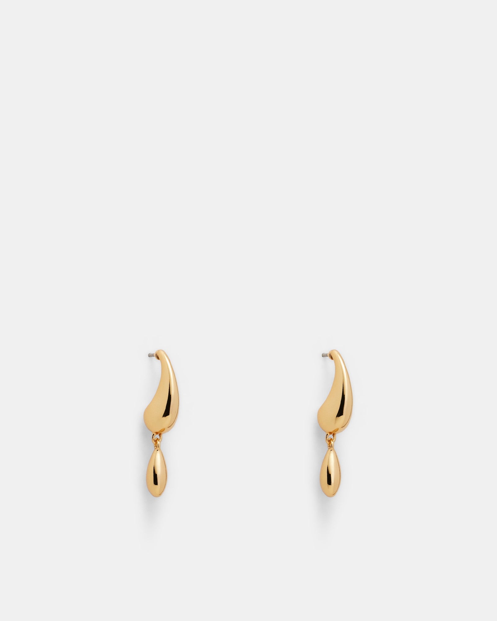 Teardrop Earrings - Gold