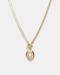 Keep A Secret Pendant Necklace - Gold