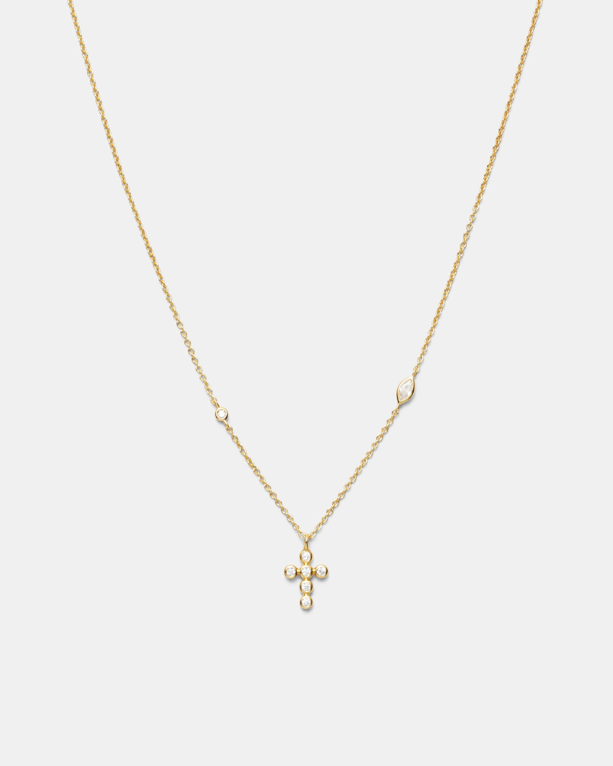 Faith Pendant Necklace - Gold