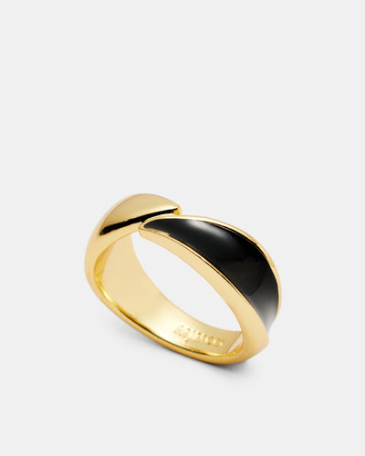 Scoop Ring - Black