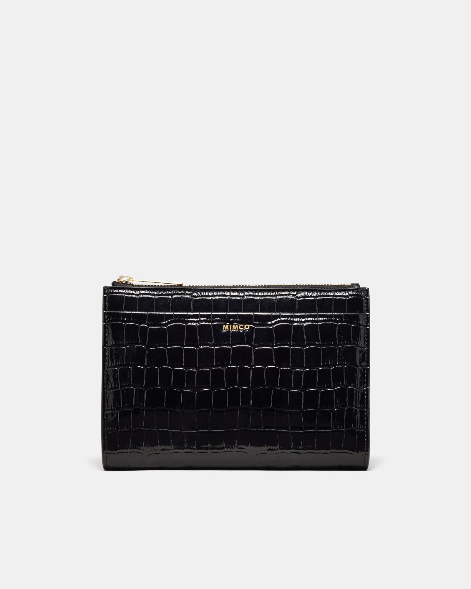 Yvette Gusset Pouch - Black