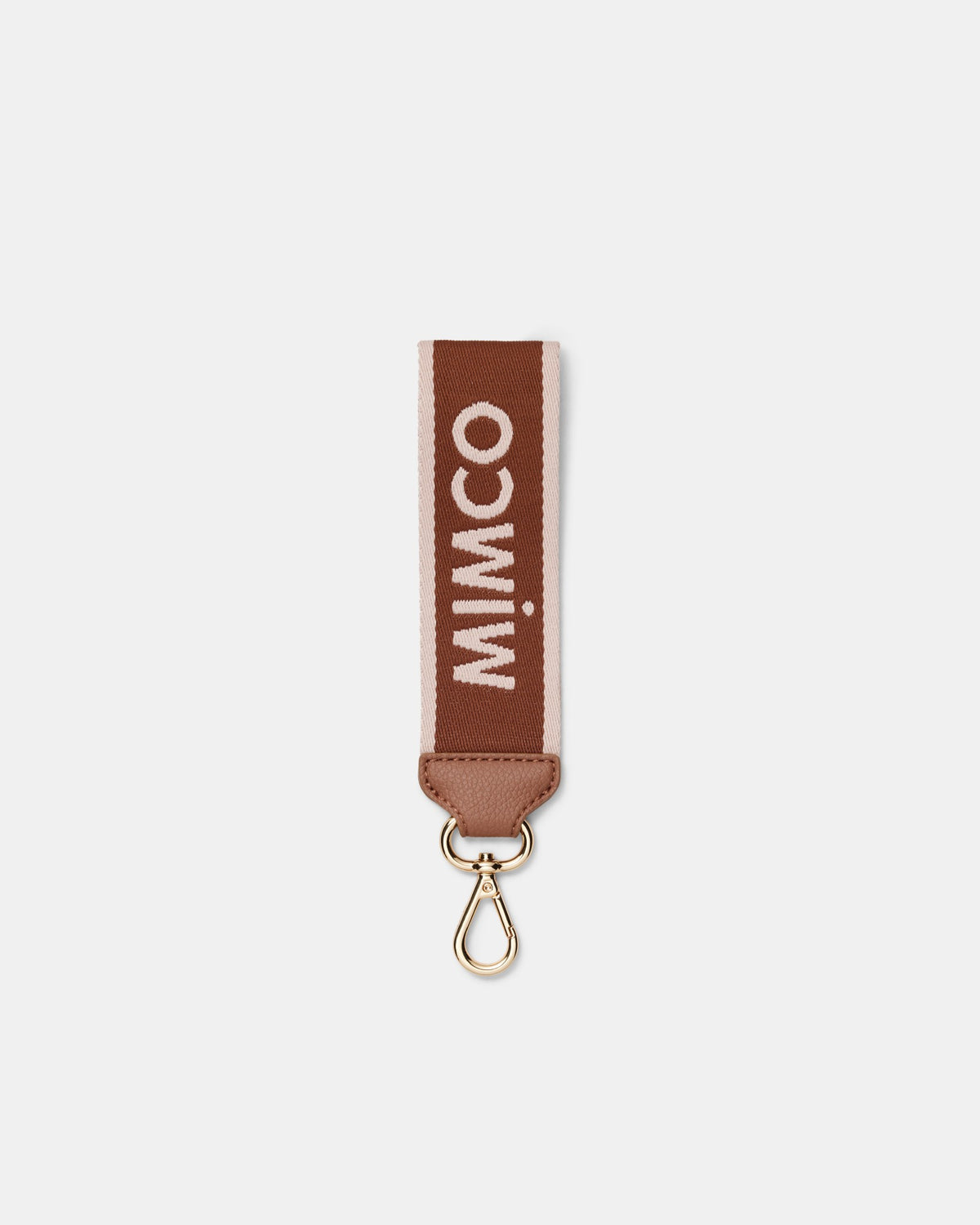 Stripe Webbing Wrist Strap - Cognac Multi