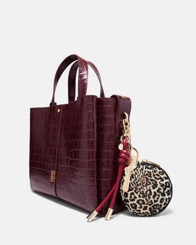 The Knot Keyring - Claret