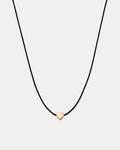 Atomic Heart Cord Necklace - Black