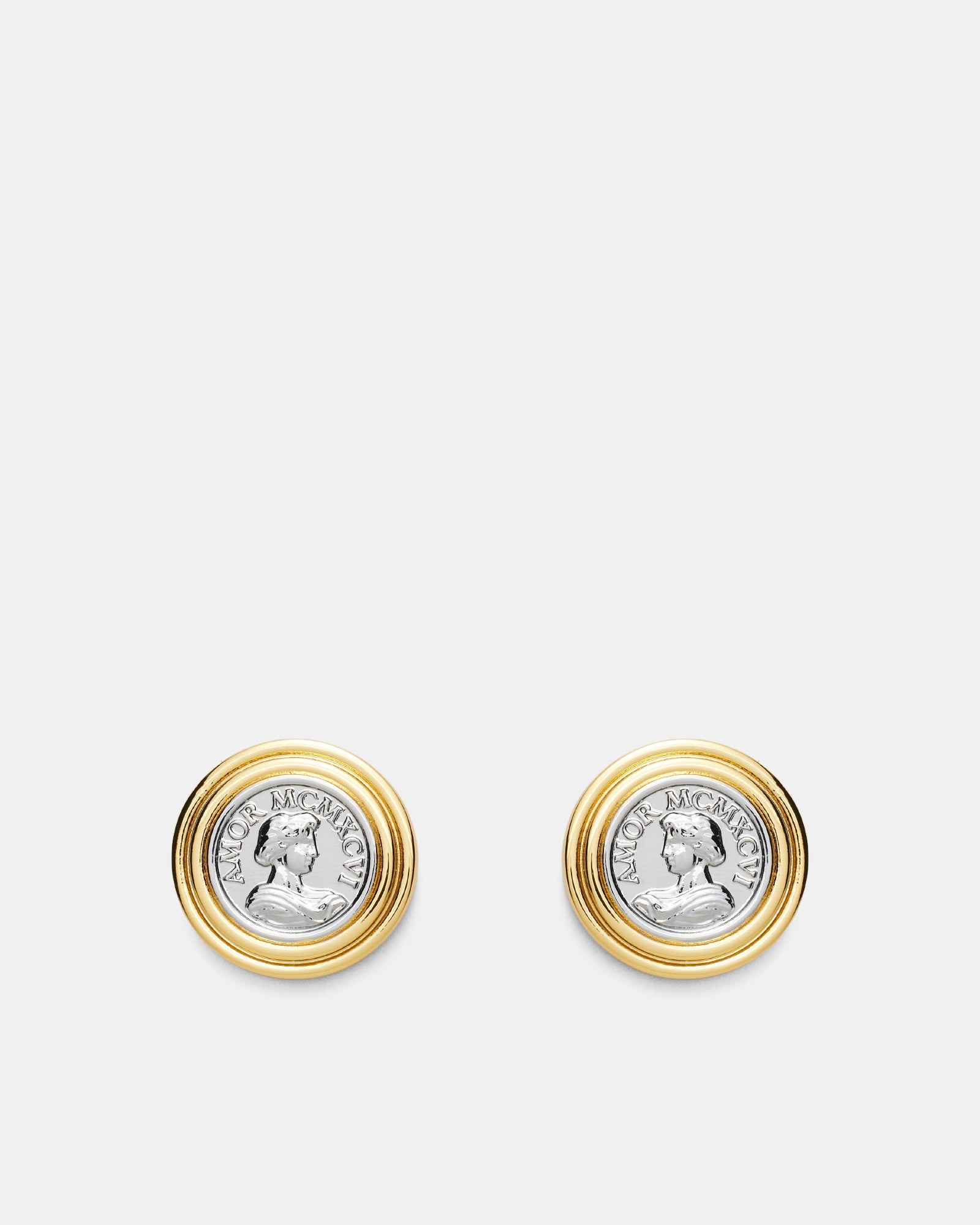 Penny Earrings - Gold Silver