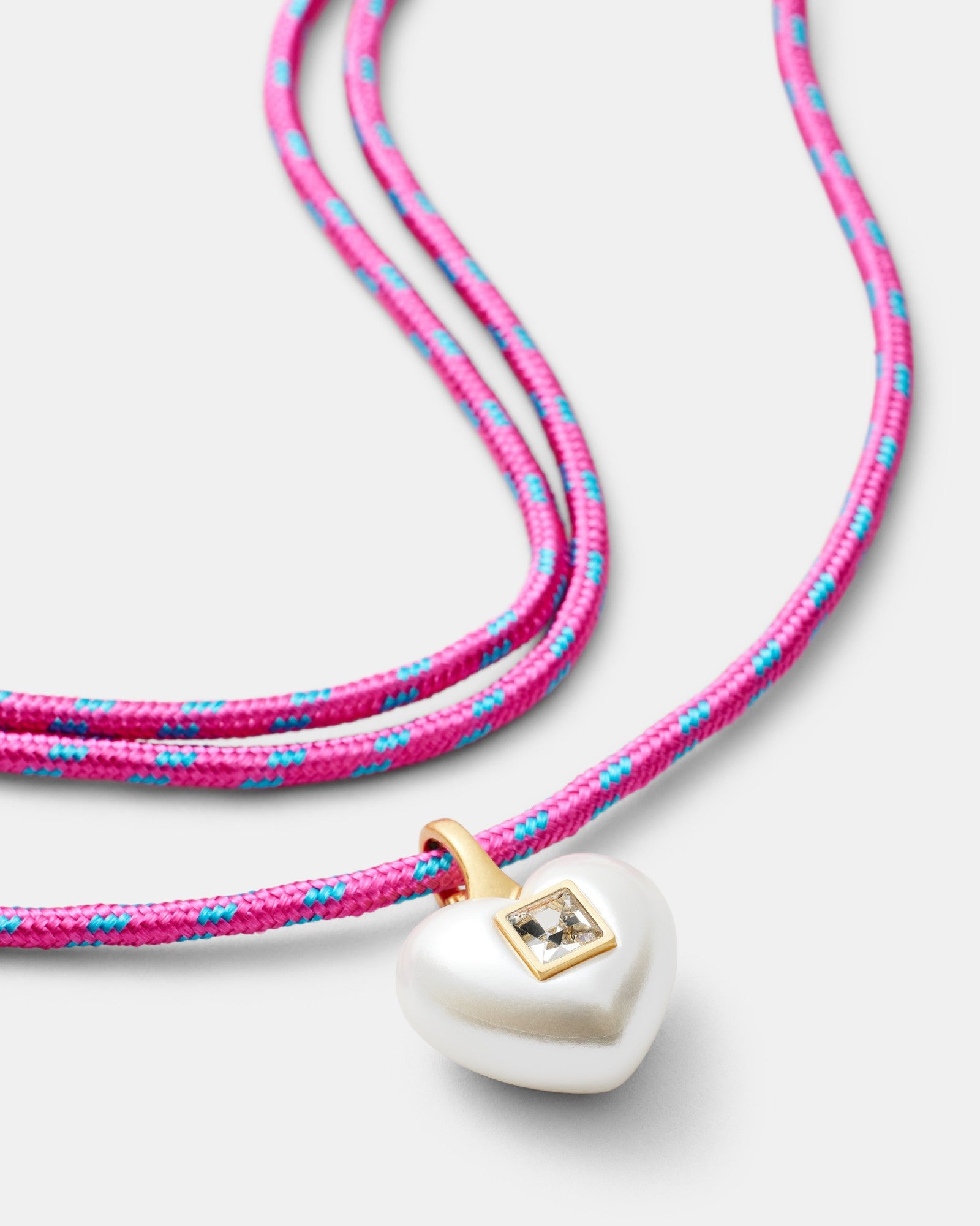 Devotion Heart Necklace - Pearl