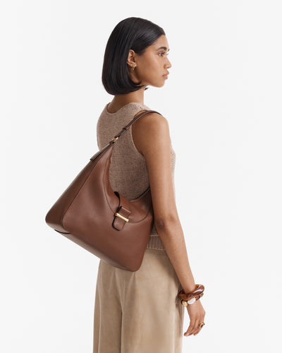 Chelsea Small Hobo Bag - Walnut