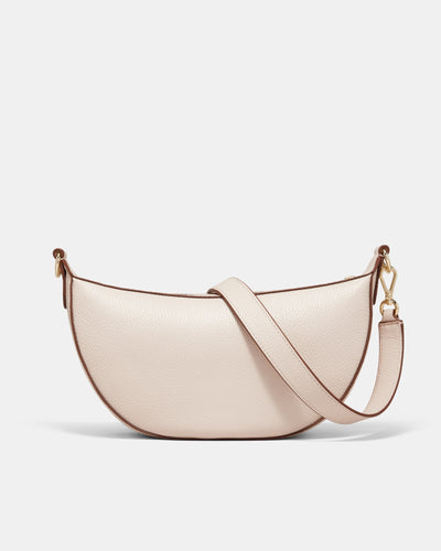 Preston Crescent Crossbody Bag - Linen