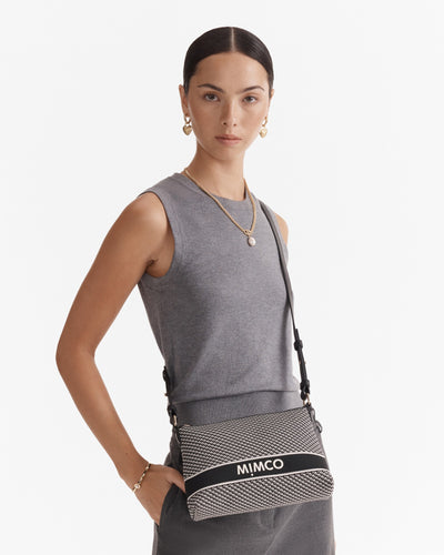 Blondie Crossbody Bag - Black White