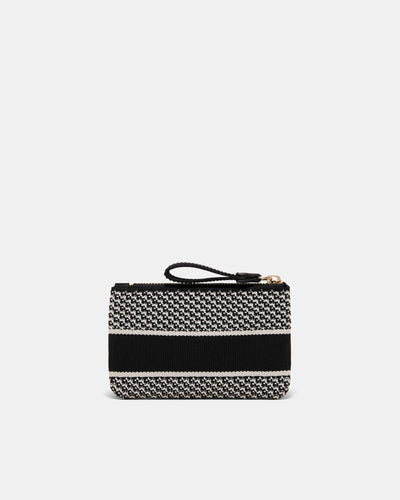Blondie Coin Purse - Black White