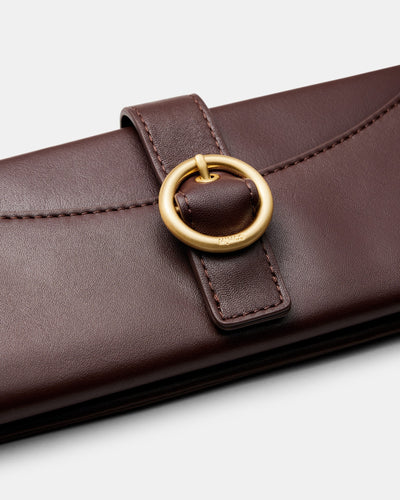Arc Large Wallet - Mahogany