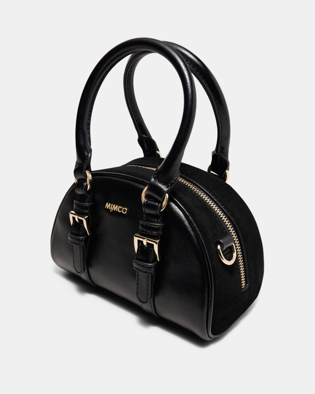 Robin Mini Bowler Crossbody Bag - Black