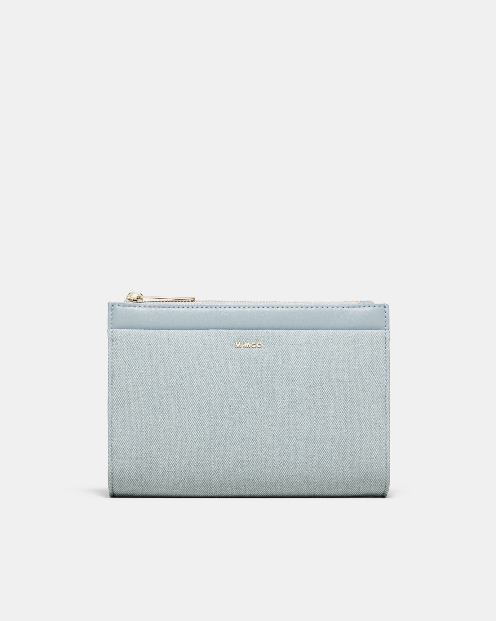 Yvette Gusset Pouch - Dusty Blue