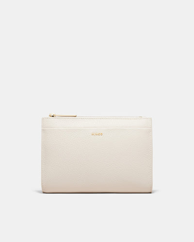 Yvette Gusset Pouch - Eggshell