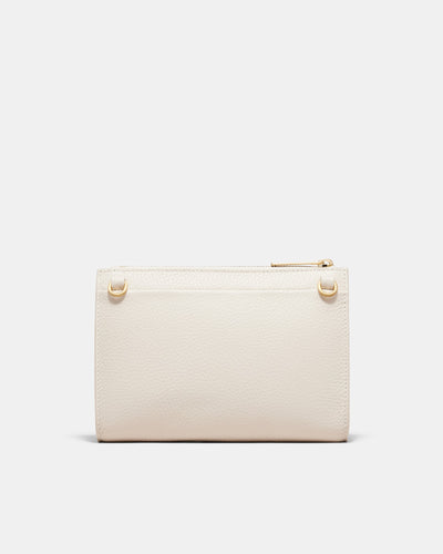 Yvette Gusset Pouch - Eggshell