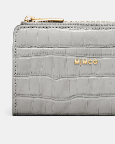 Yvette Medium Wallet - Grey Sky