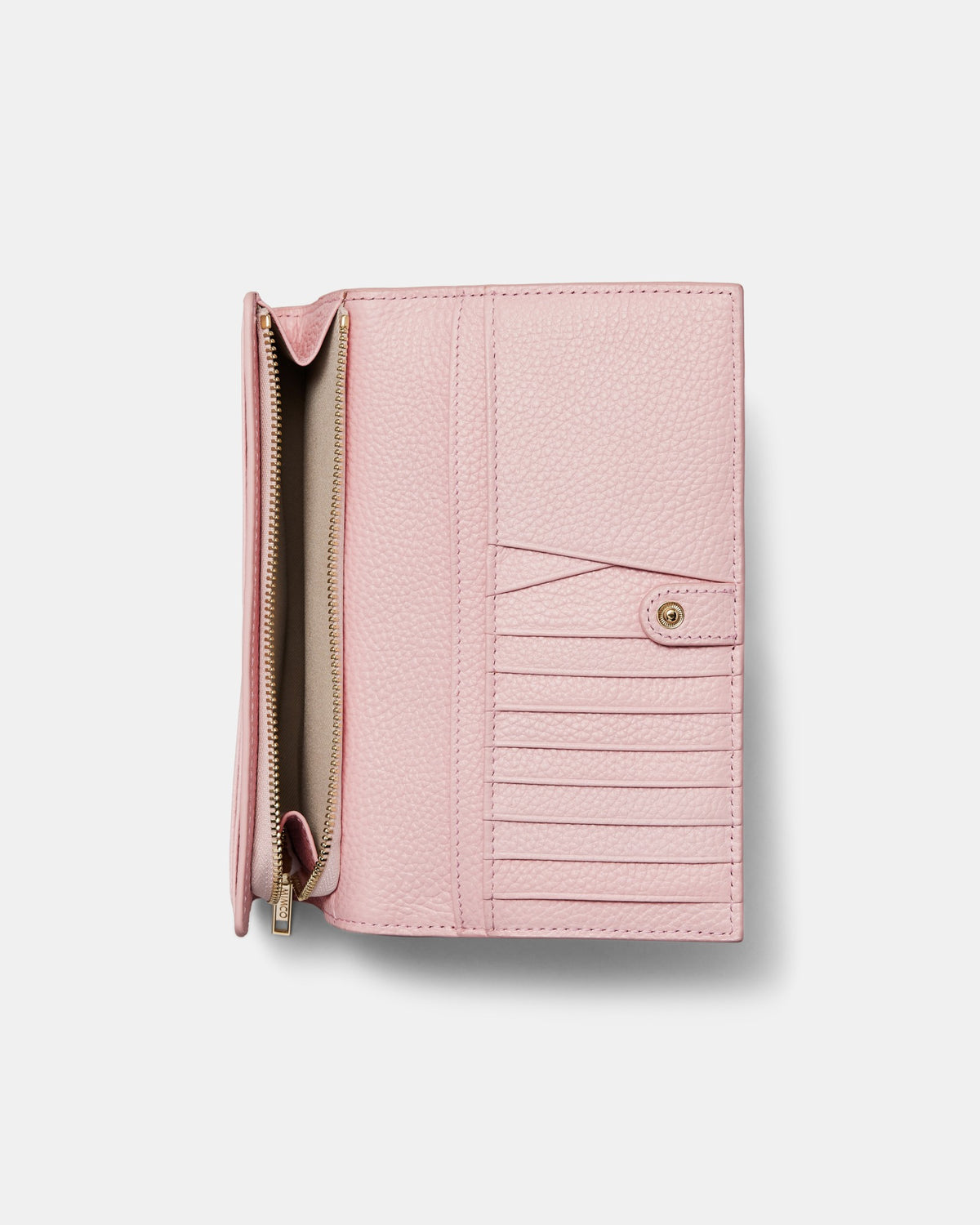 Drift Large Zip Wallet - Pink Dust