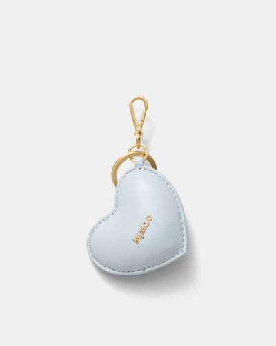 Romance Heart Bag Charm - Baby Blue