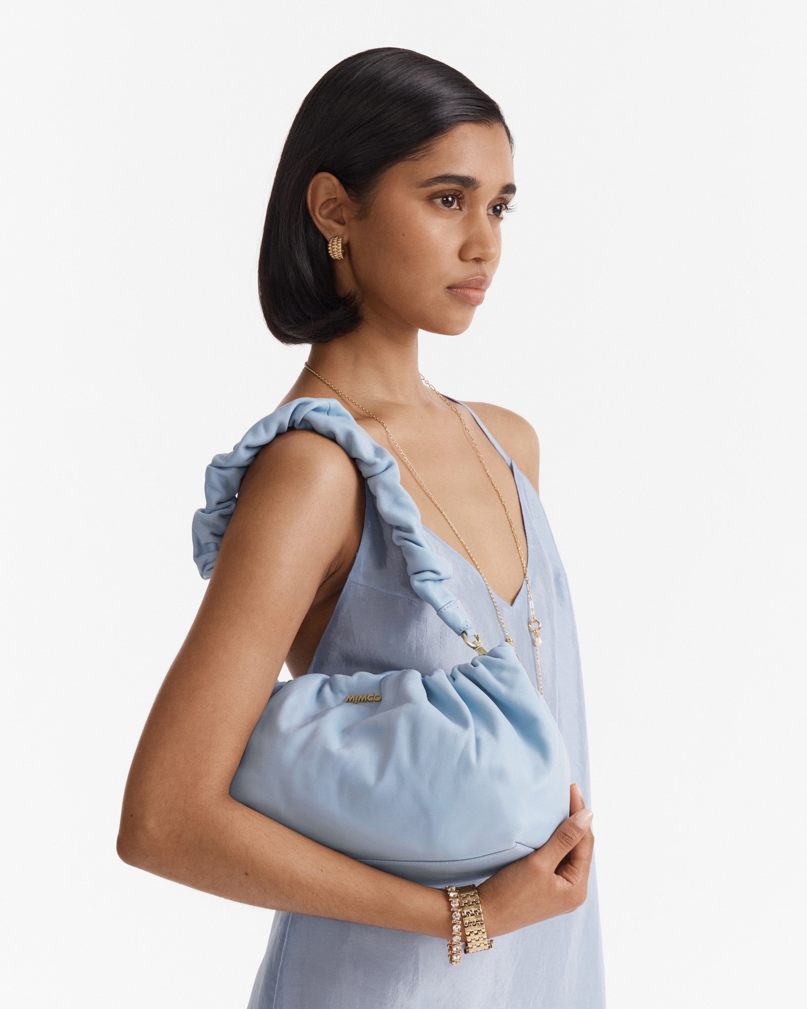 Alina Shoulder Bag - Baby Blue