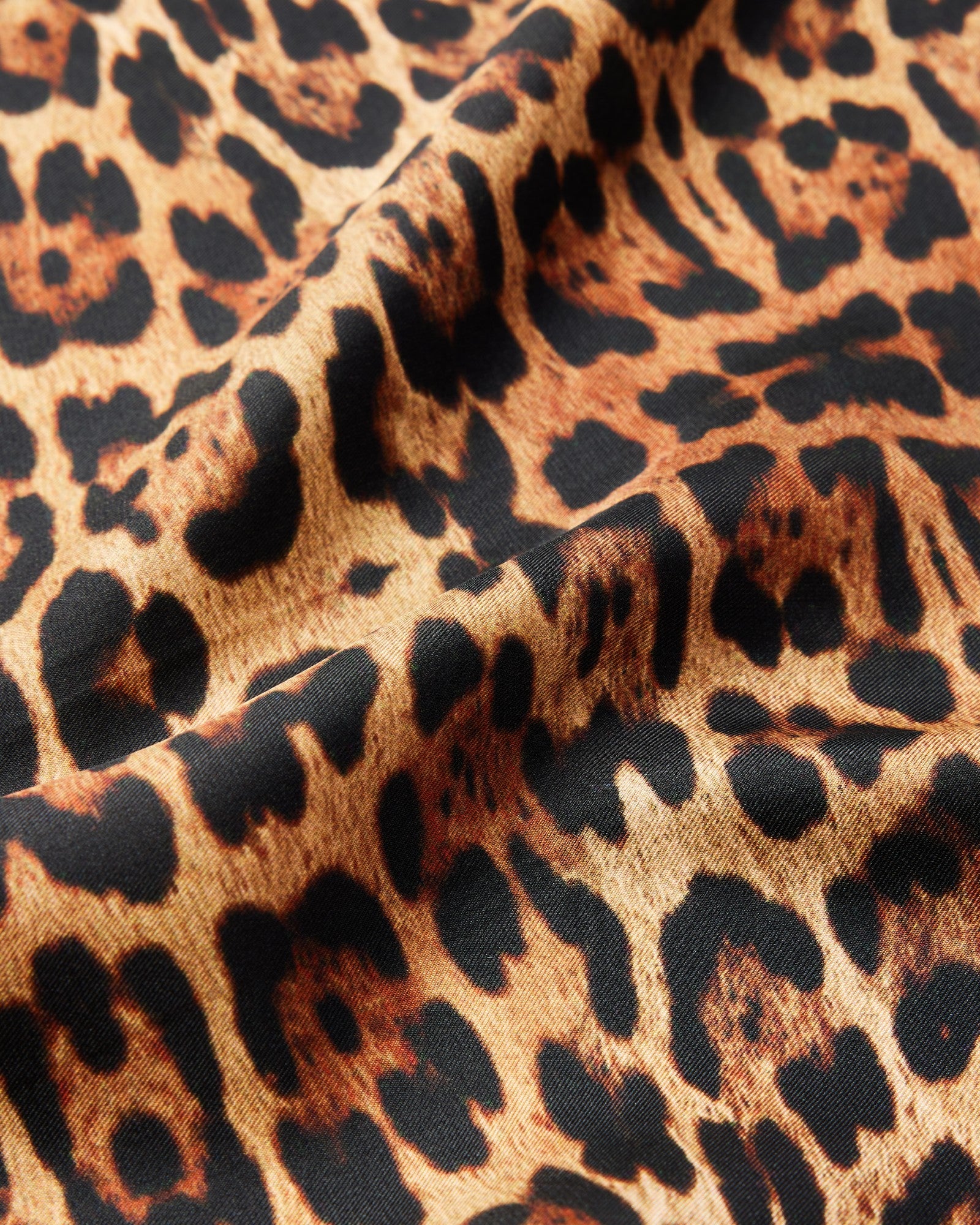 Leopard Square Scarf - Claret
