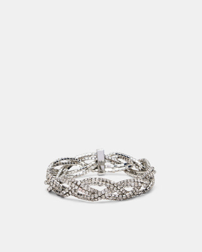 Shimmy Twist Bracelet - Silver