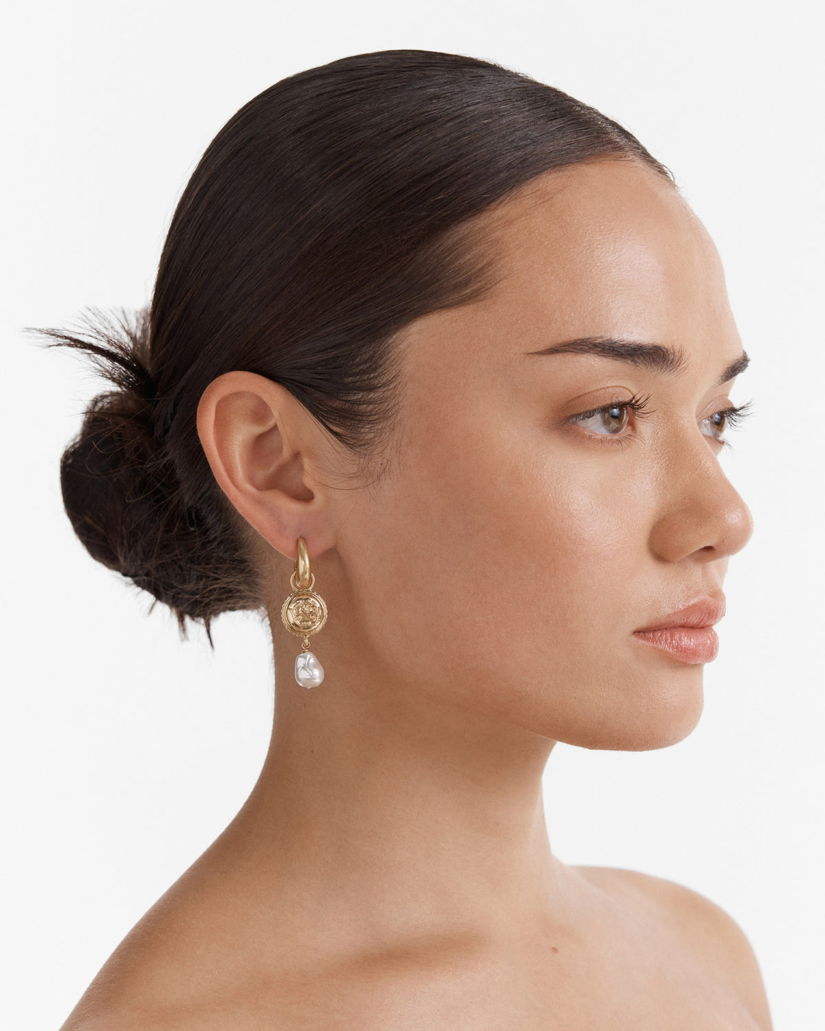 At The Ball Drop Earrings - Gold
