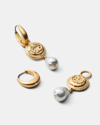 At The Ball Drop Earrings - Gold