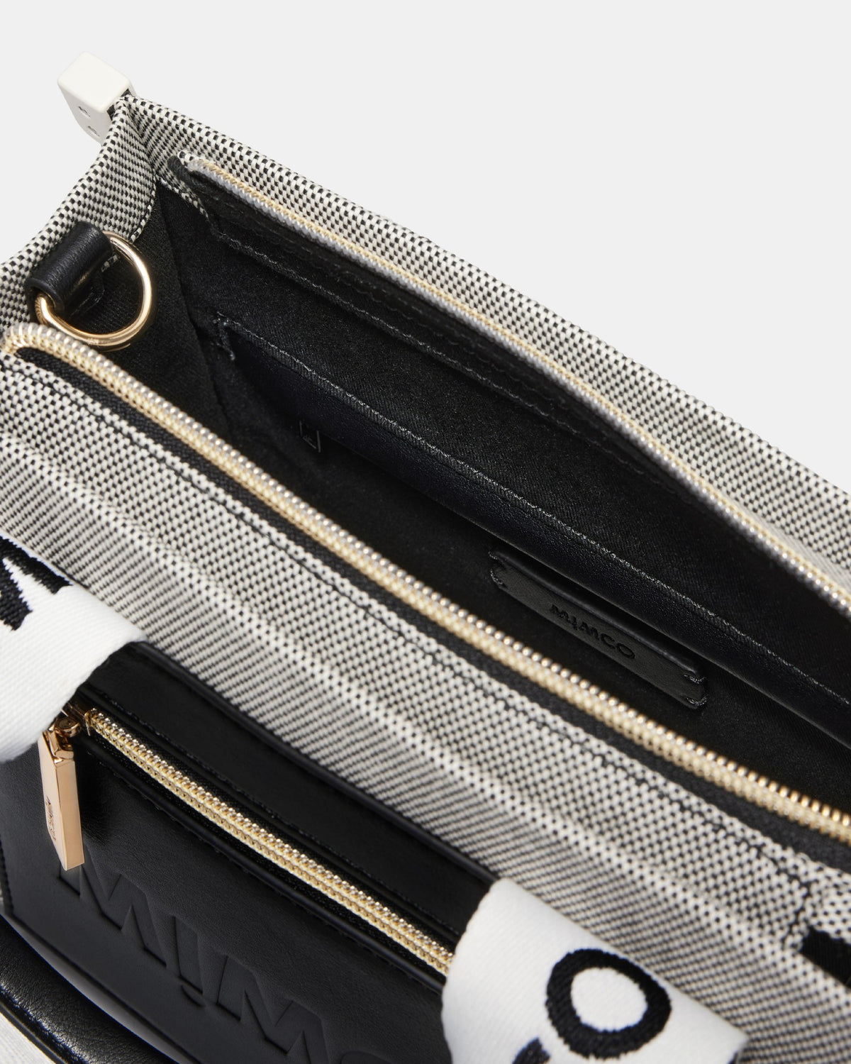 Patch Mini Tote Bag - Black White