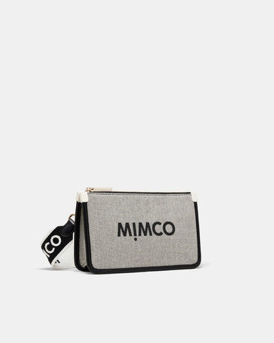 Patch Crossbody Bag - Black White