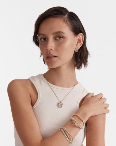 Circulate Necklace - Silver