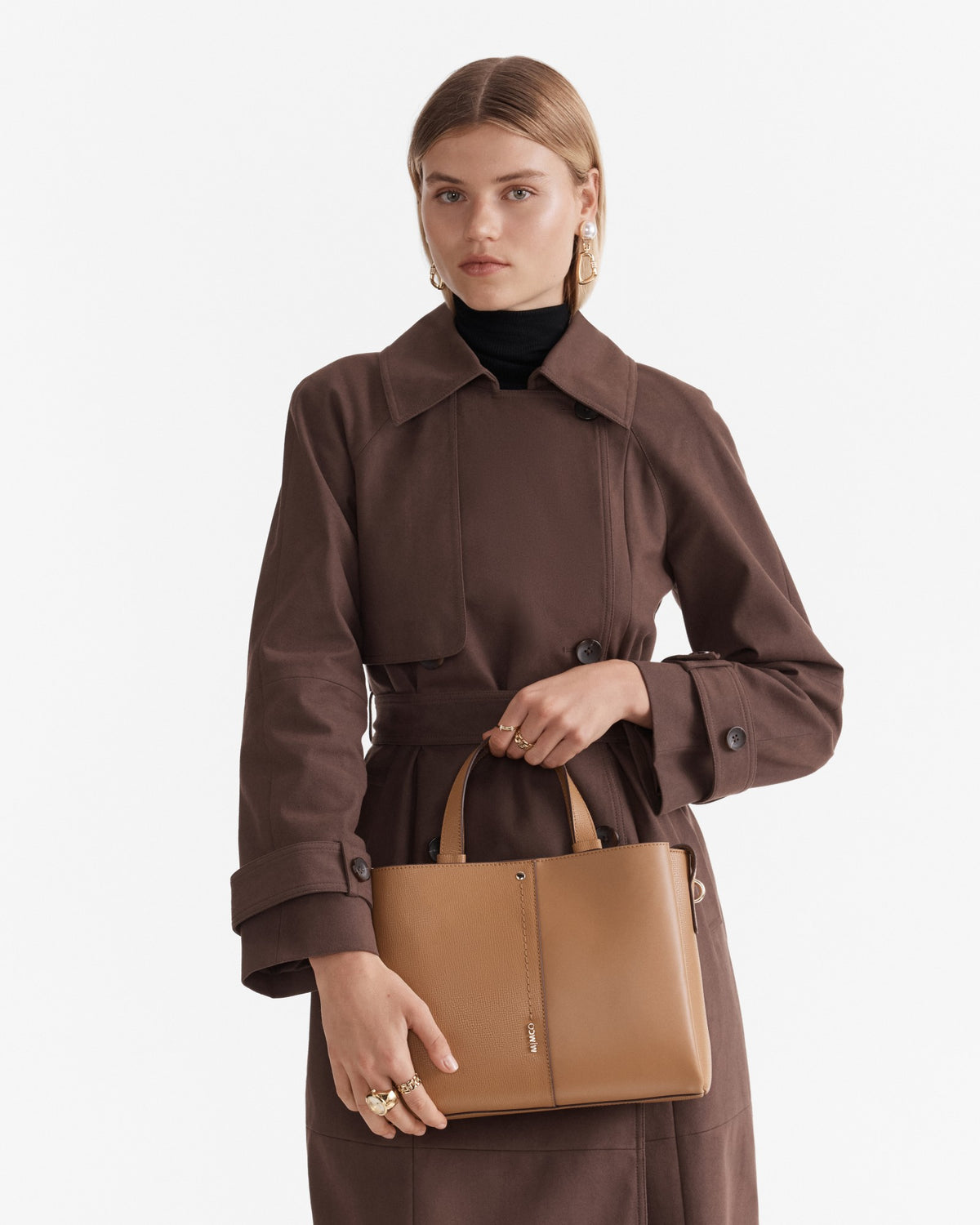 Metro Mini Tote Bag - Caramel