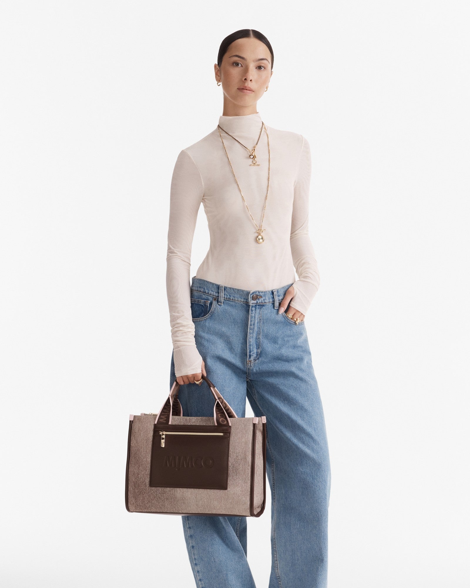 Patch Tote Bag - Bitter Chocolate