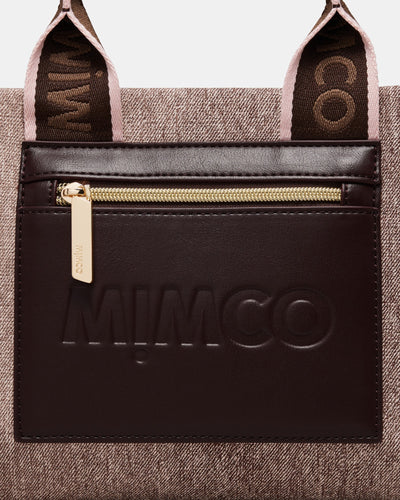 Patch Mini Tote Bag - Bitter Chocolate