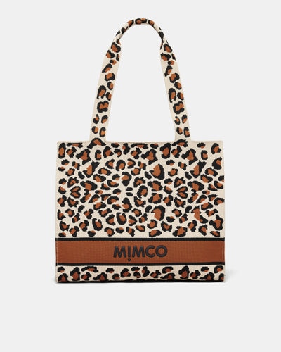Blondie Boxy Tote Bag - Leopard