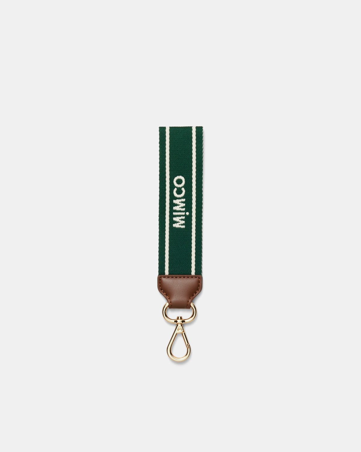 Multi Stripe Webbing Wrist Strap - Hunter Green