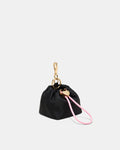 Lacey Pouch Keyring - Black Light Gold