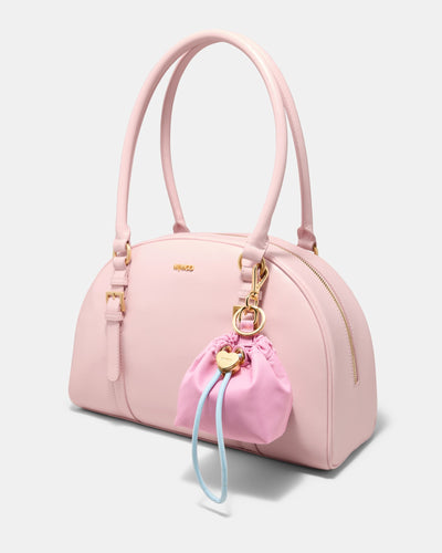 Lacey Pouch Keyring - Pink Dust