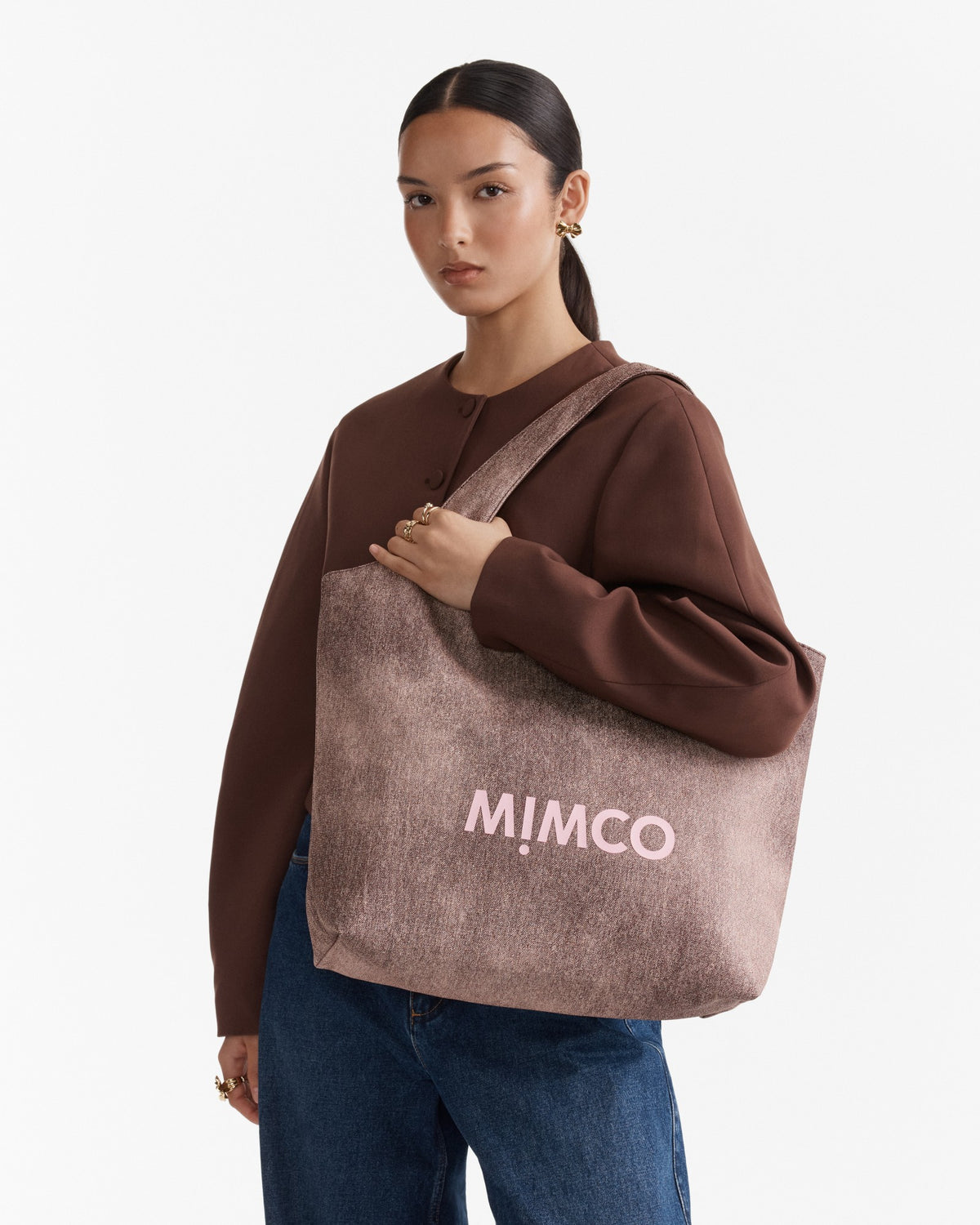 Brittany Tote Bag - Bitter Chocolate