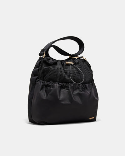 Cady Bucket Crossbody Bag - Black Light Gold