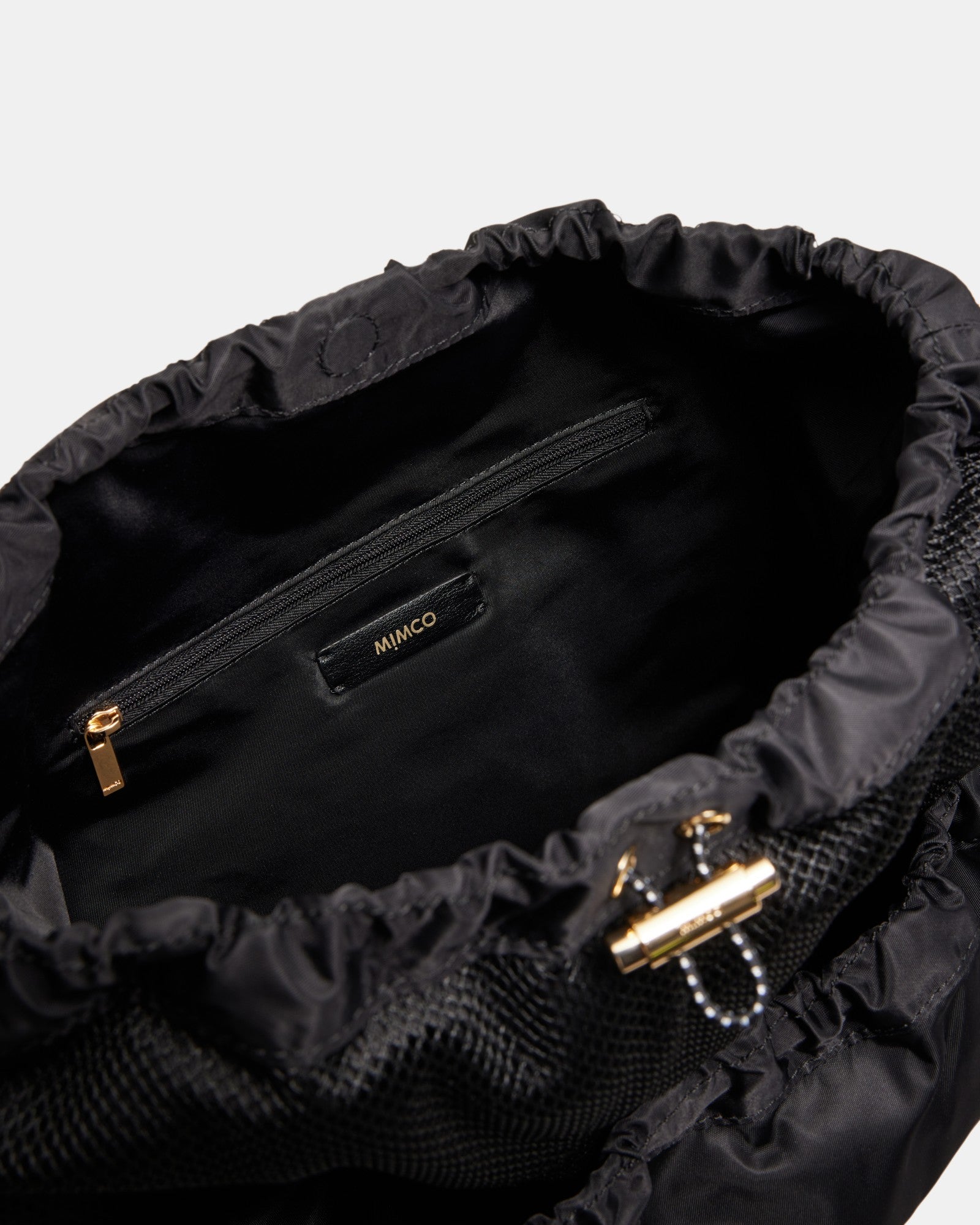 Cady Bucket Crossbody Bag - Black Light Gold