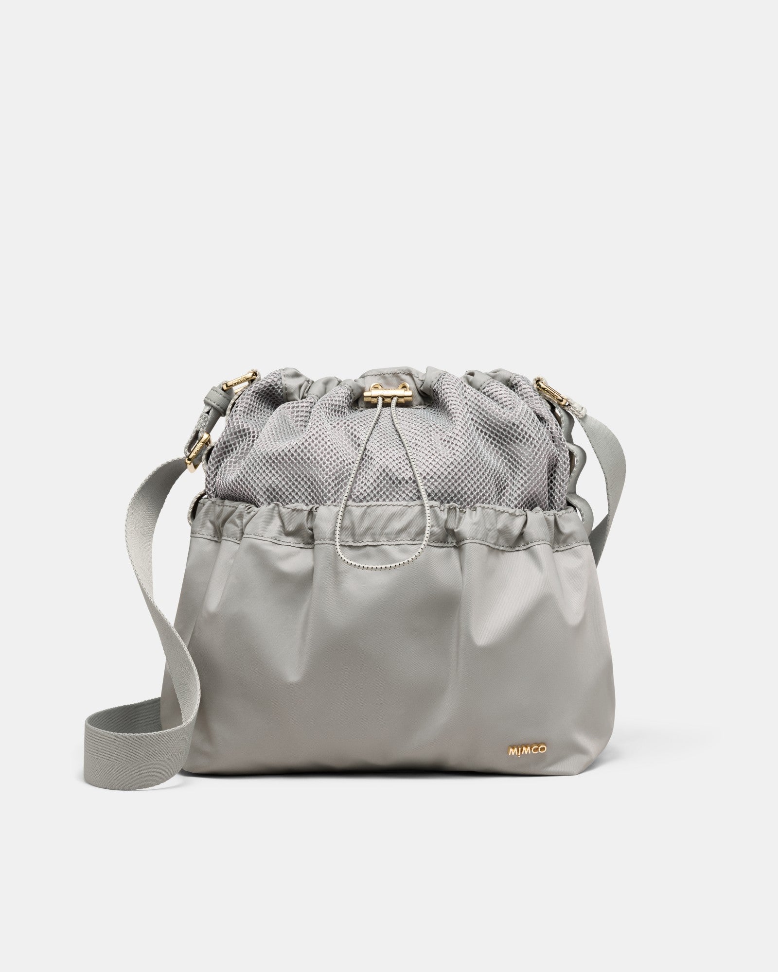 Cady Bucket Crossbody Bag - Grey Sky