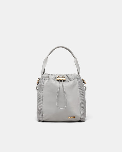 Cady Mini Bucket Crossbody Bag - Grey Sky