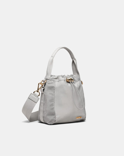 Cady Mini Bucket Crossbody Bag - Grey Sky