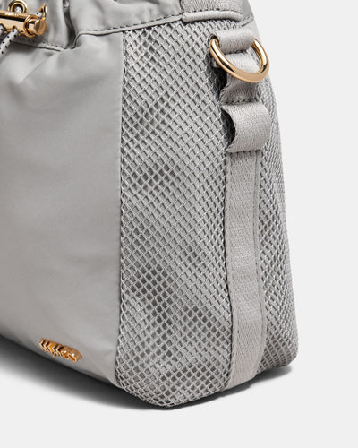 Cady Mini Bucket Crossbody Bag - Grey Sky